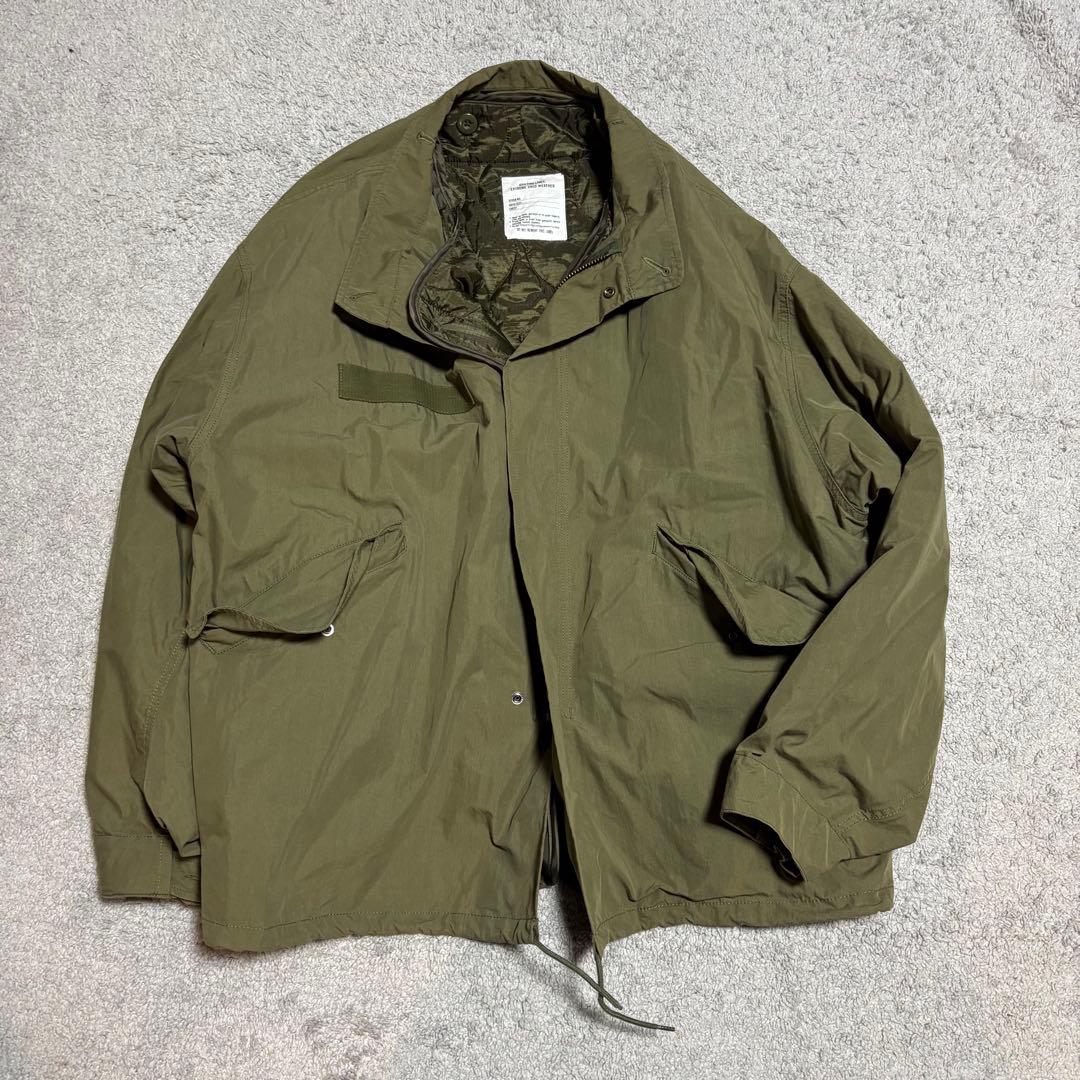 ビッグシルエット ライナー付き ショートモッズコート　フリークスストア