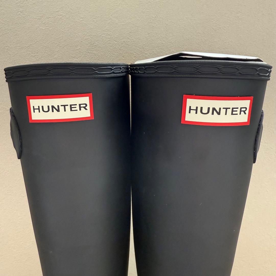 HUNTER ハンター レインブーツ ロングブーツ ブラック 23.5