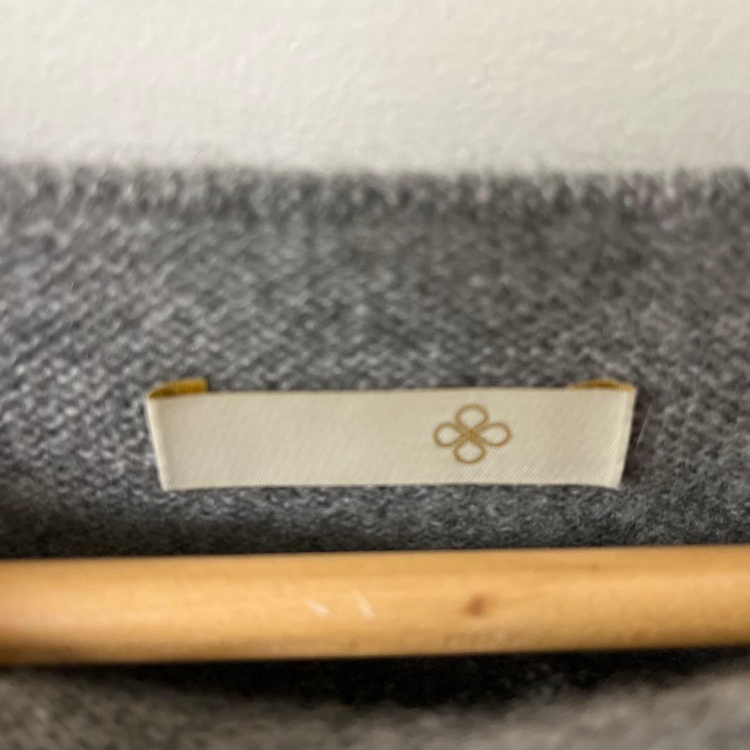 未使用　TOYOBOSHI トウヨウボウシ 糸衣　グレー　カシミヤ　ワンピース