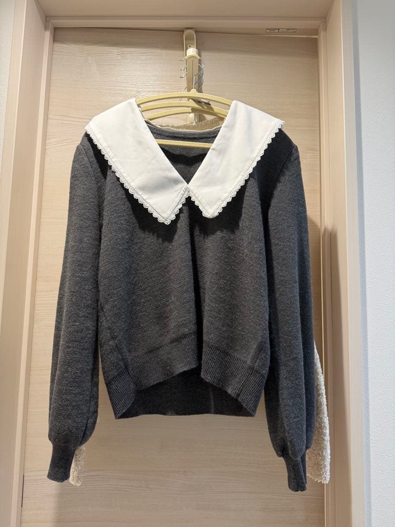 トップス Bibiy.ANNABELLE KNIT/ GRAY