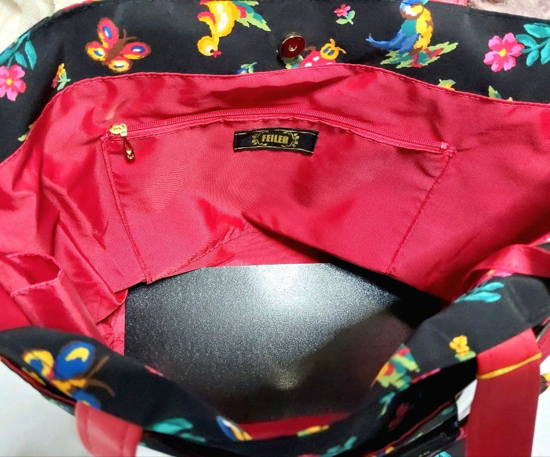 新品☆FEILER フェイラー ハイジ柄 ファイユバッグ＆水筒ケース＆ミニポーチ