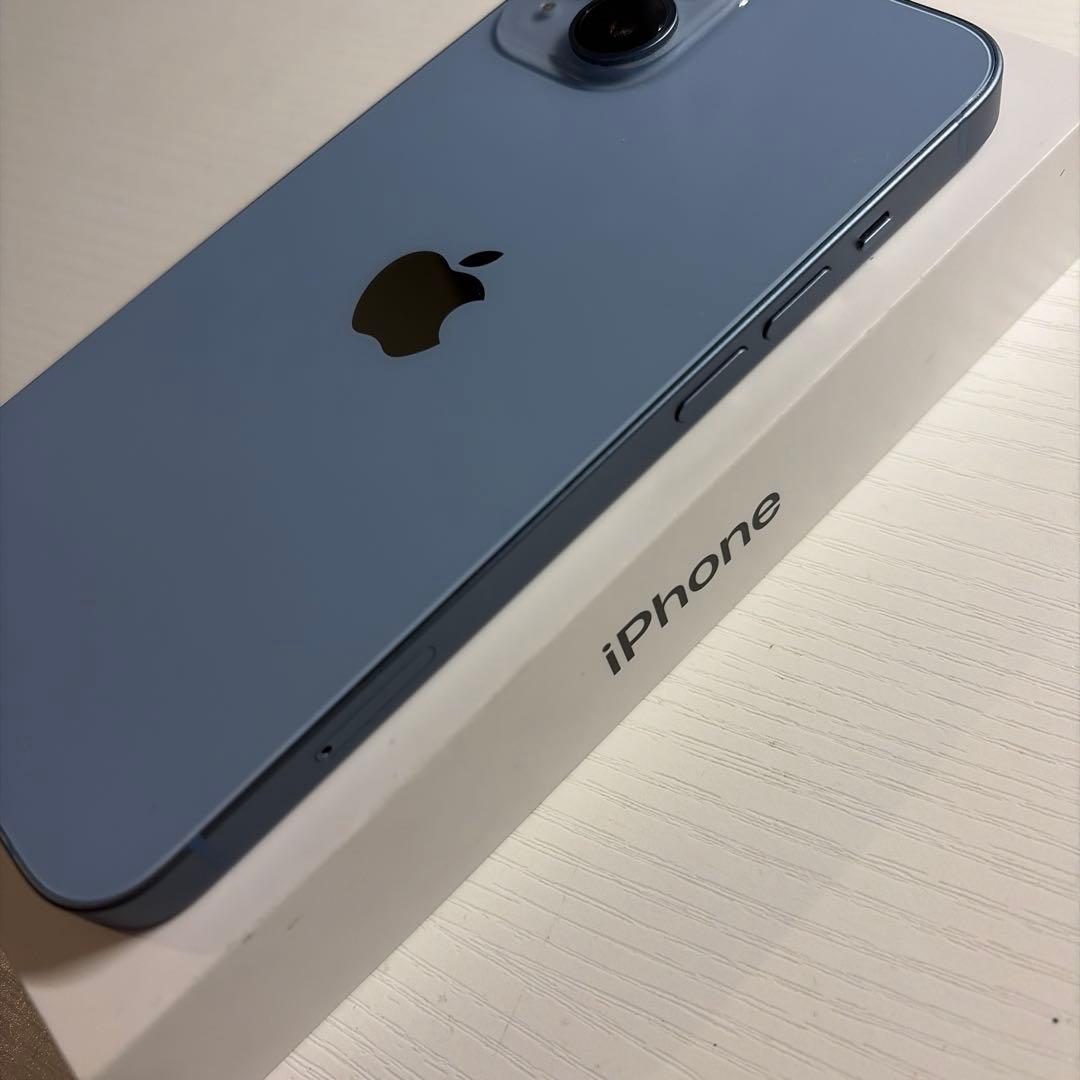 iPhone14 128GB ブルー SIMフリー 極美品