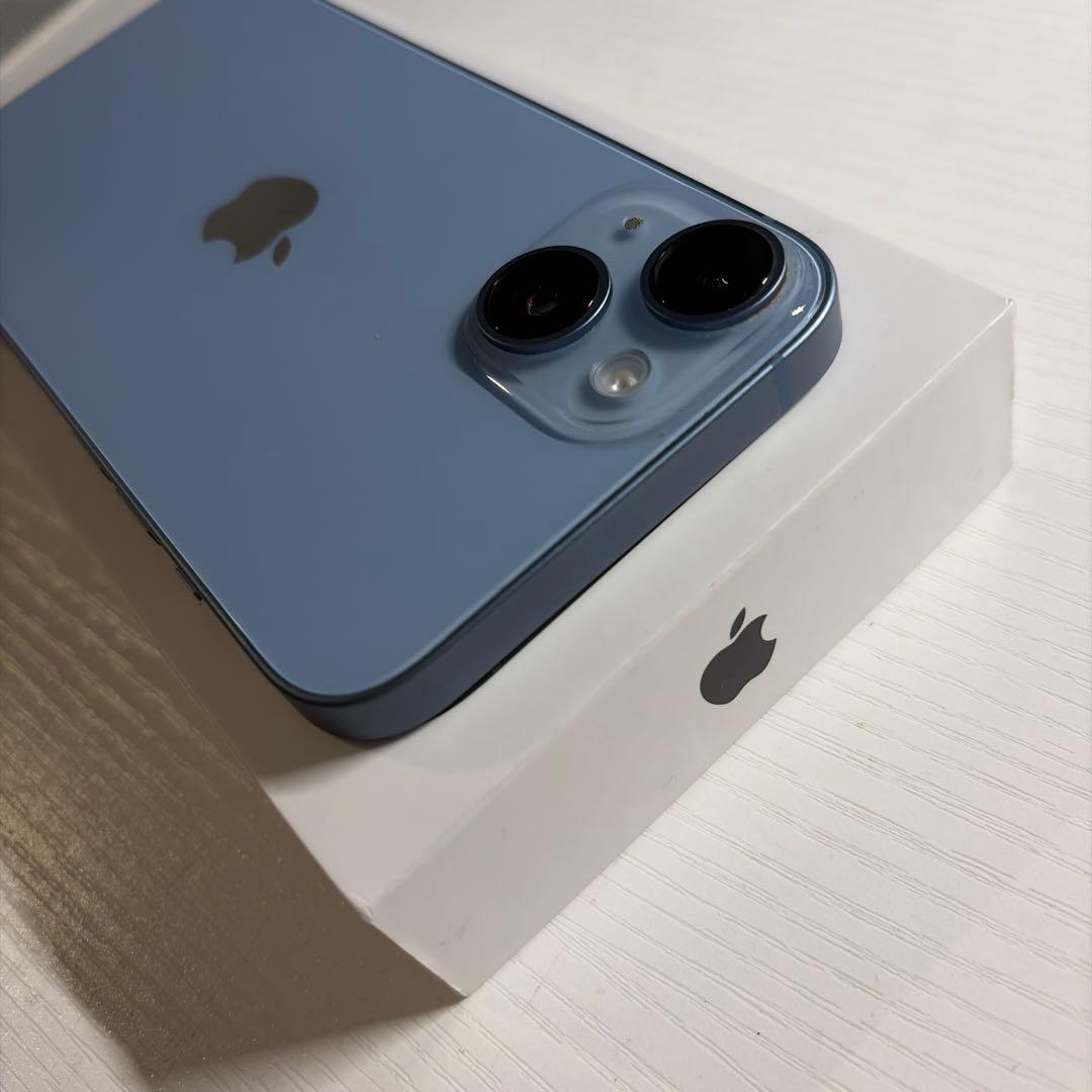 iPhone14 128GB ブルー SIMフリー 極美品