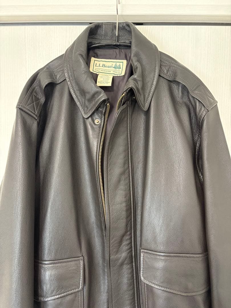x*x様 90S L.L.Bean ゴートスキン A-2 レザー フライトジャケ