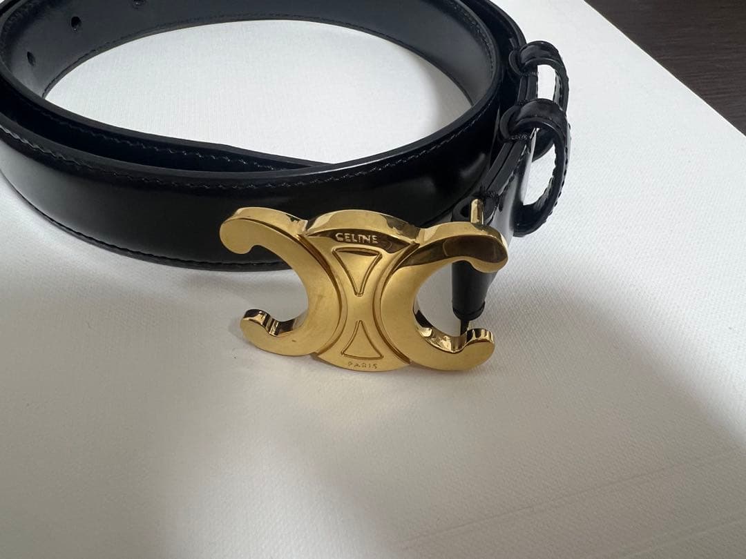 CELINE トリオンフベルト　サイズ70 幅25㎜　付属あり