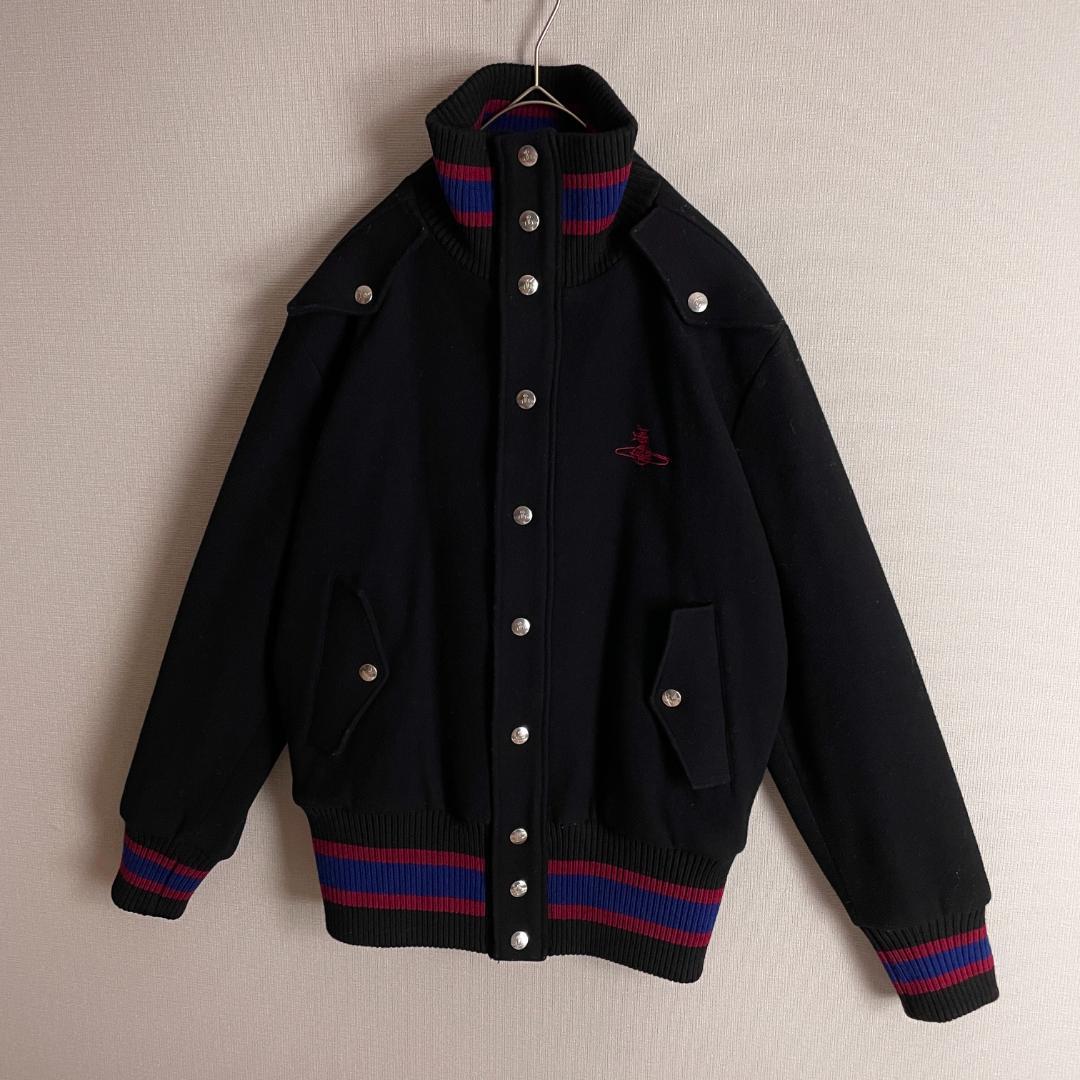 【高級☆上質モデル☆オーブ刺繍☆激レアデザイン】ヴィヴィアン ウールジャケット