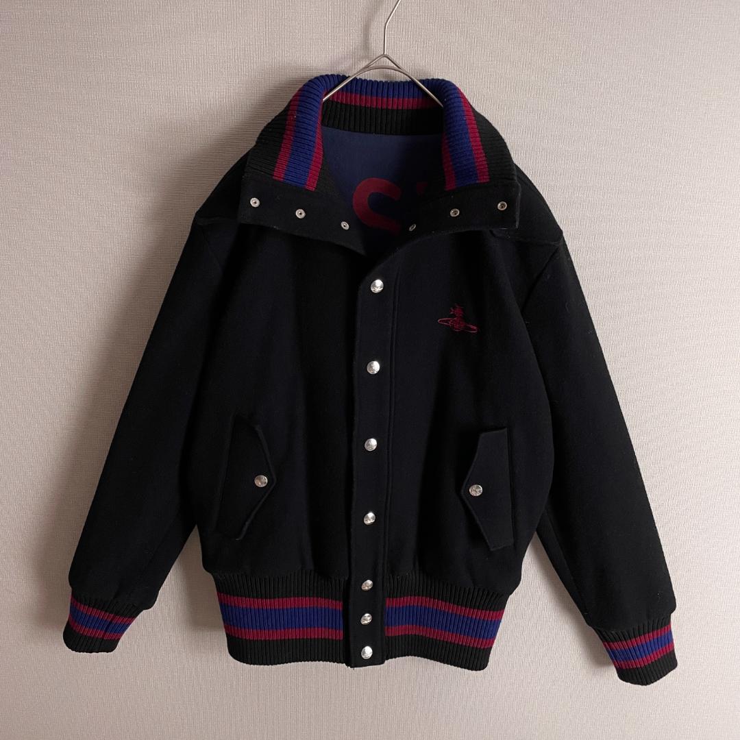 【高級☆上質モデル☆オーブ刺繍☆激レアデザイン】ヴィヴィアン ウールジャケット