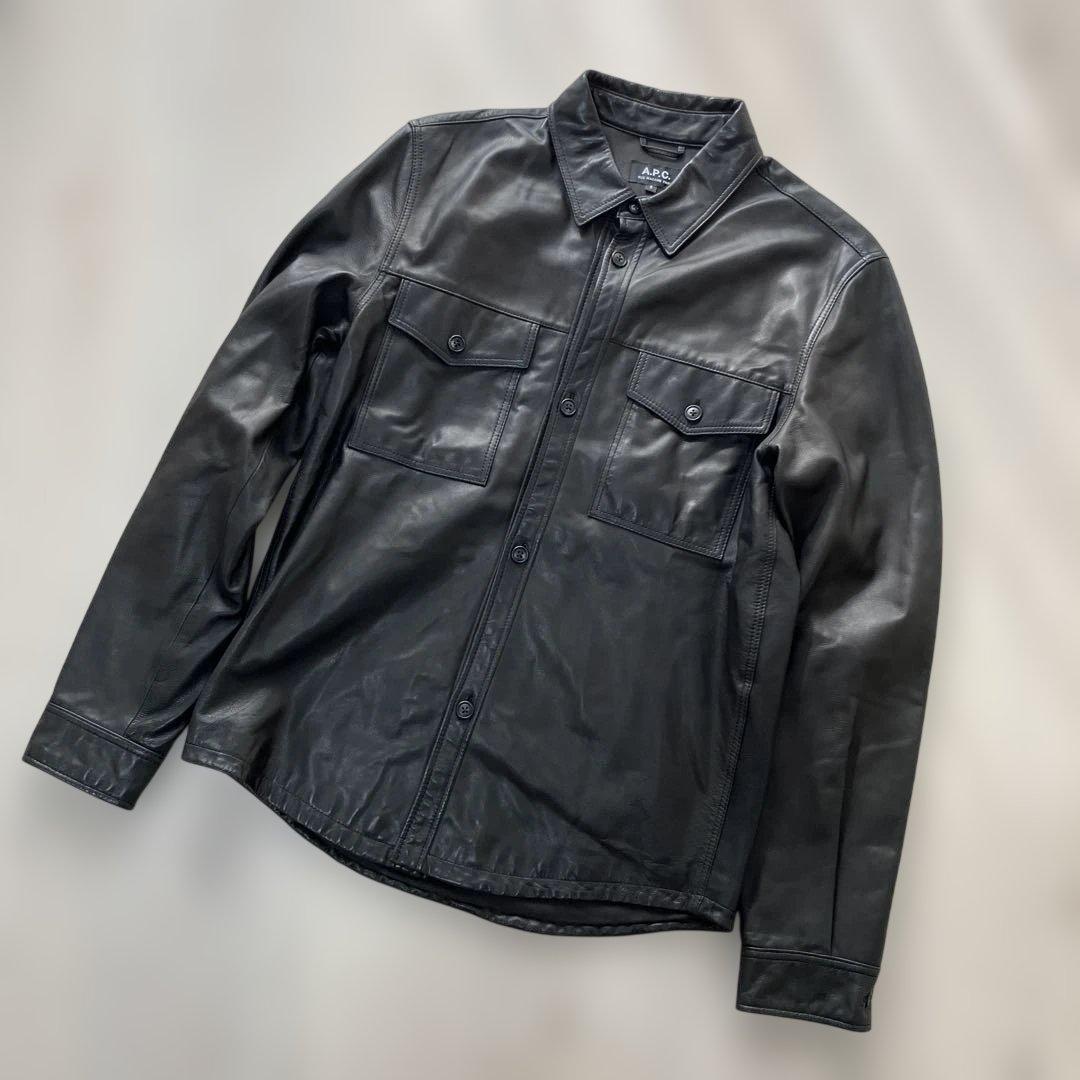 A.P.C.レザージャケット