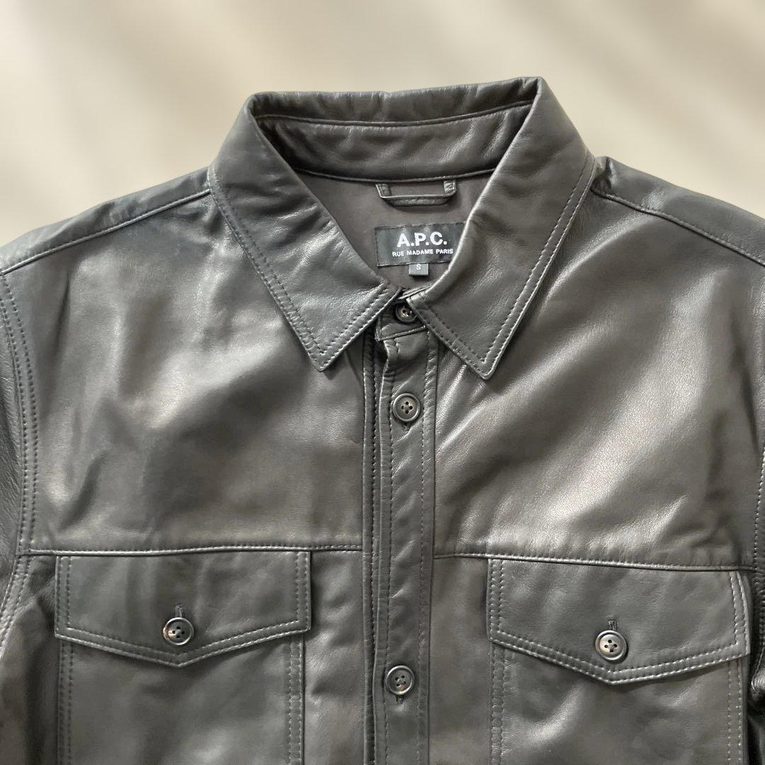 A.P.C.レザージャケット