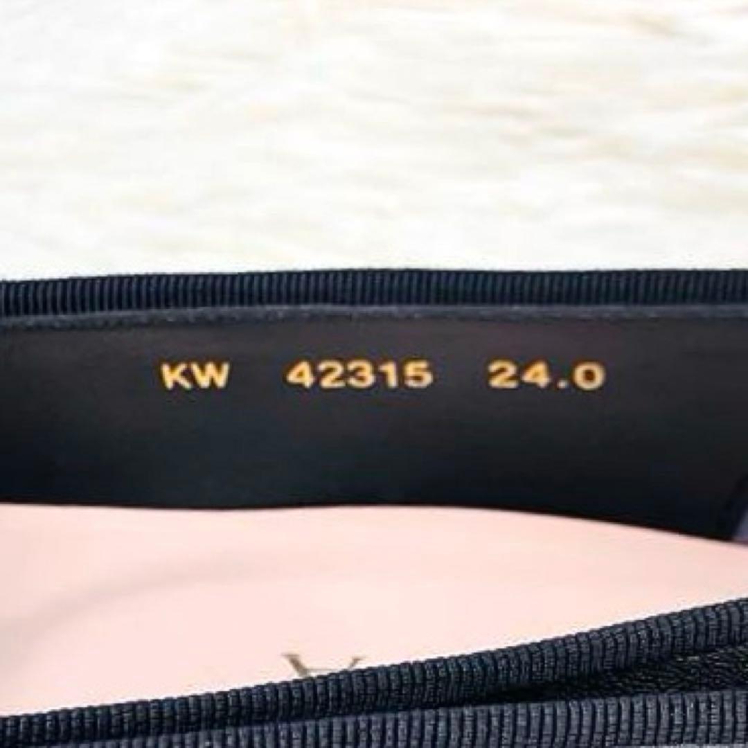 【未使用級】DIANA24㌢スクエアバックルパールジビュー　ポインテッドシボ革