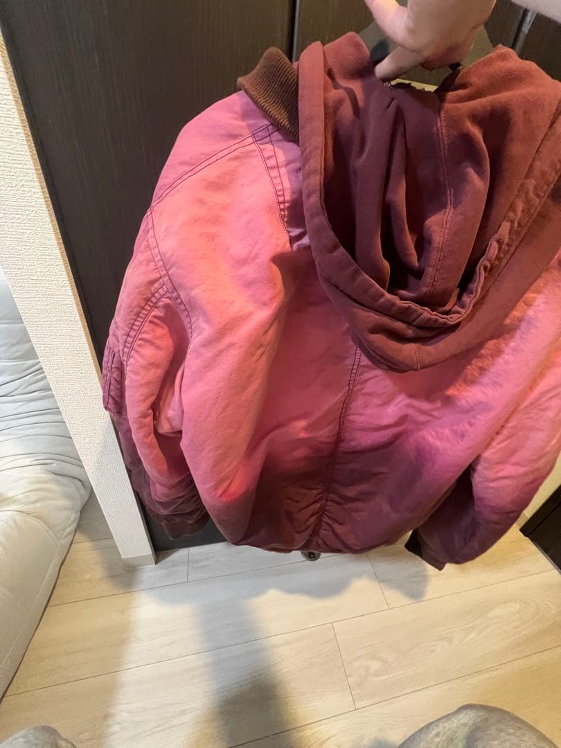 値段交渉⭕️DIESEL レイヤード　パーカー　ma1 グラデーション