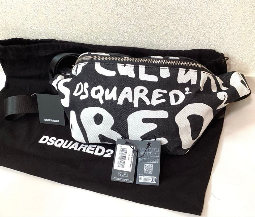 【新品】DSQUARED2 ボディバッグ　ウエストポーチ　ディースクエアード