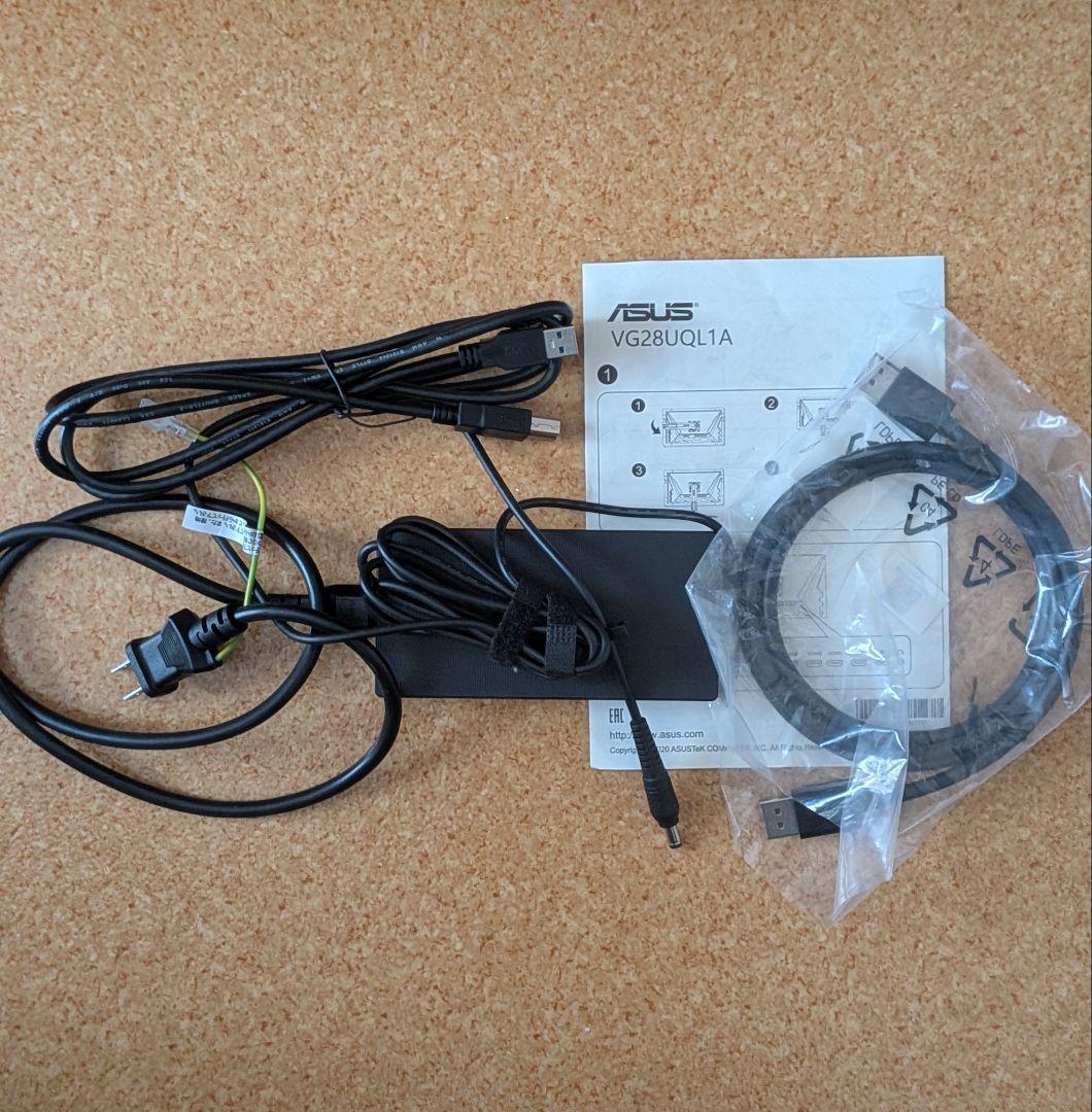 ASUS VG28UQL1A 4k 28インチゲーミングモニター（注意事項あり）