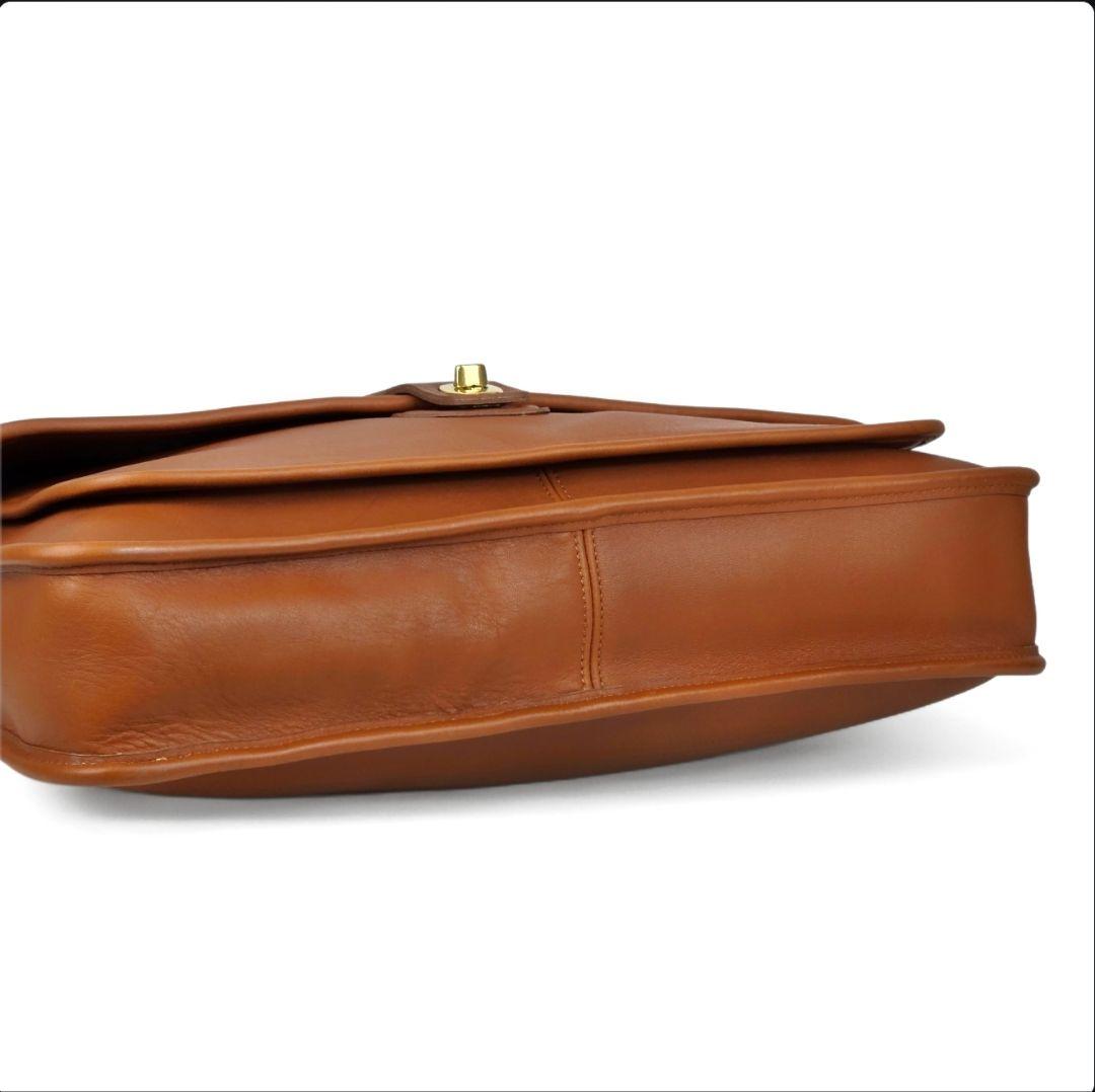 極美品 オールドコーチ ターンロック ビジネスバック ショルダーバッグ USA製