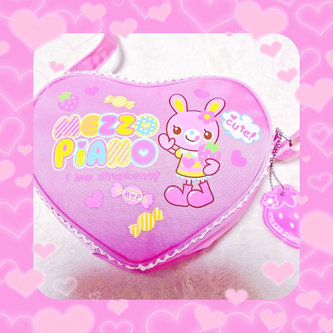 ❤メゾピアノ❤ミミポポ✨みみぽぽ♡ハート♡バック✨平成レトロ✨ショルダー❤