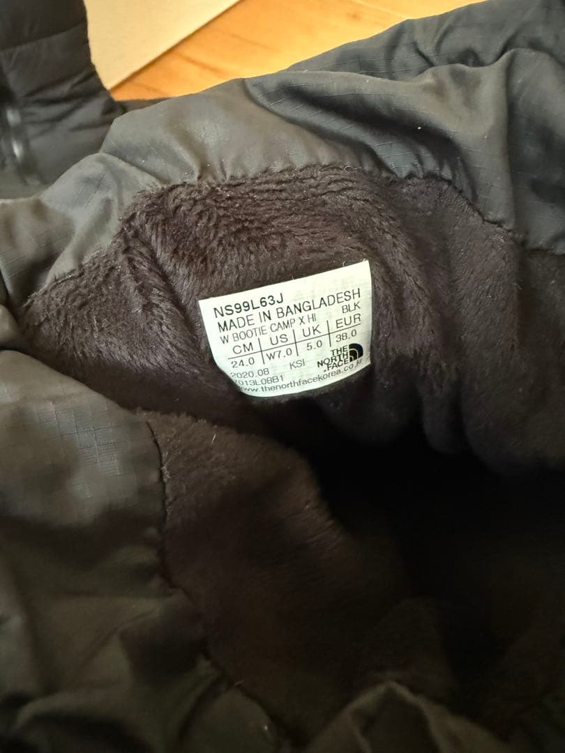 THE NORTH FACE ブラック ロングブーツ