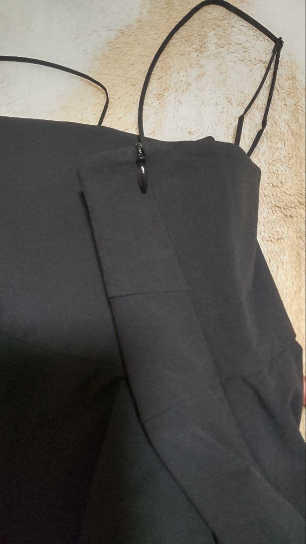 le phil SOLOTEXブロードスカラップキャミソール ブラック ルフィル