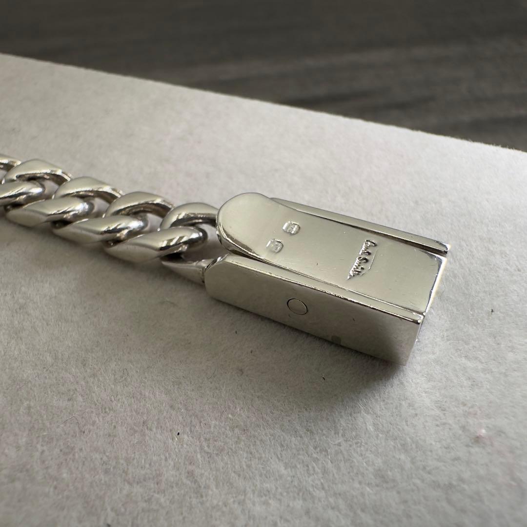 ★鑑定済美品★ポールスミス★シルバー925喜平ブレスレット★