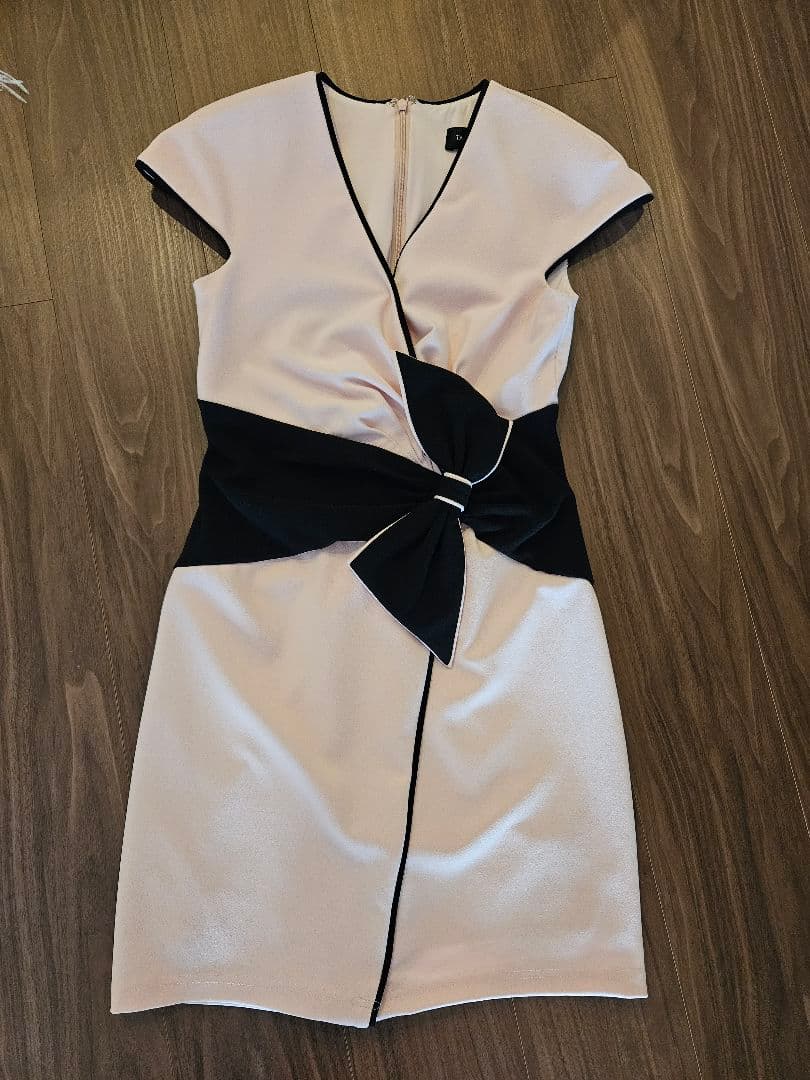 1月迄！最安値！【タダシ・ショージバイカラーラップワンピース☆