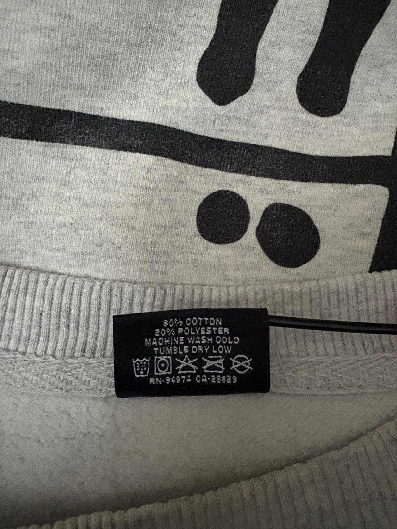 ステューシー ストックロゴ トレーナー グレー L