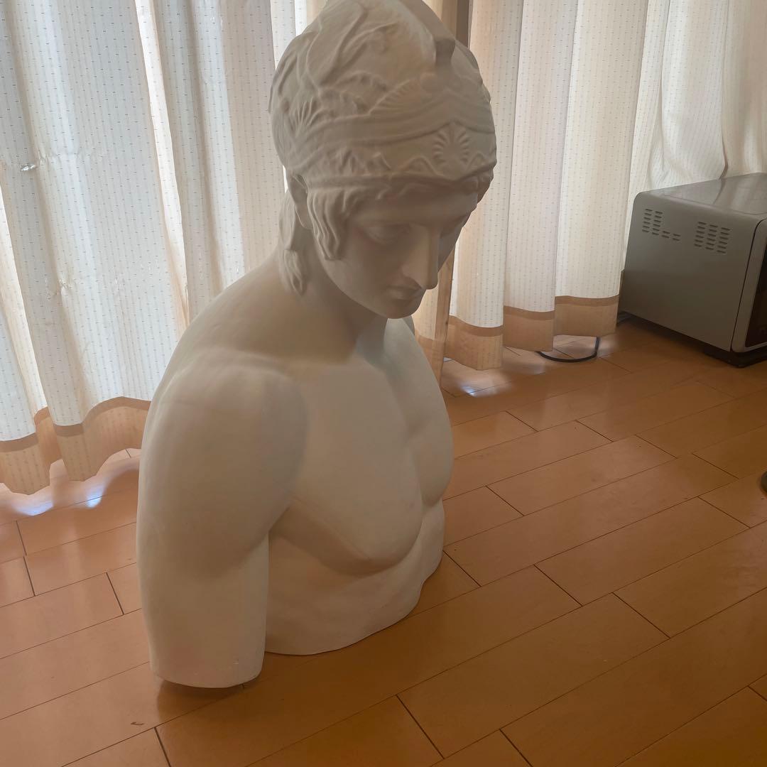 マルス胸像　デッサン用　石膏像