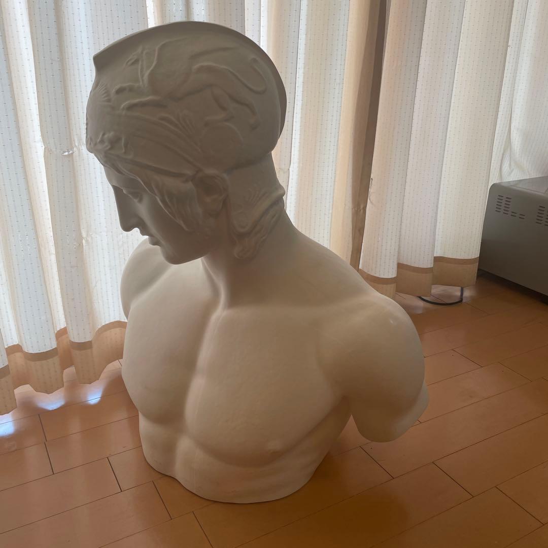 マルス胸像　デッサン用　石膏像