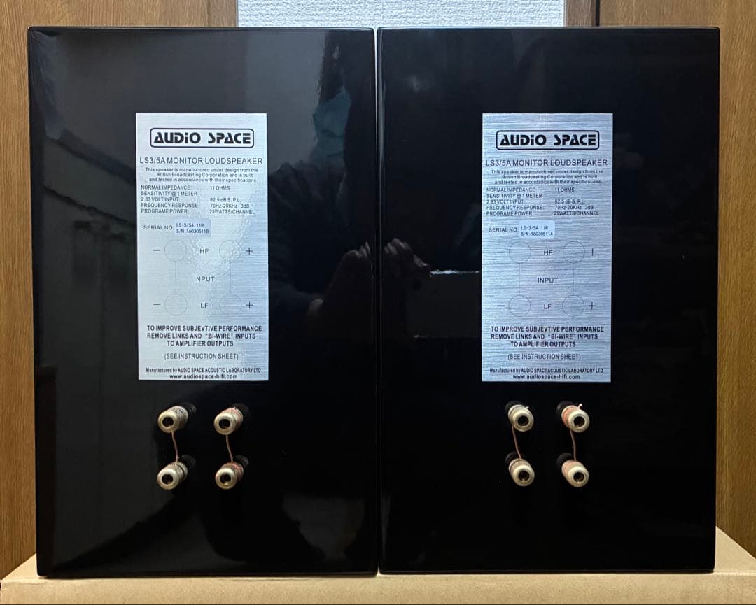 【ほぼ新品】ロジャース LS3/5A (AUDIO SPACE）　65周年記念