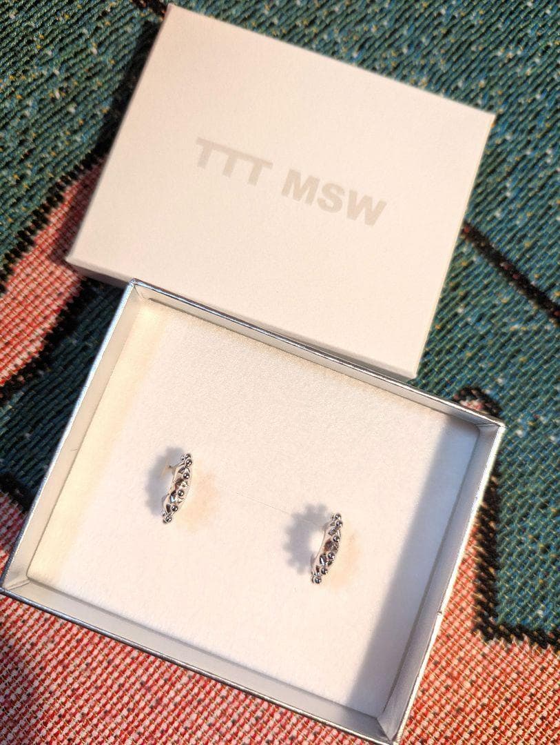 TTT msw 新品 ピアス silver 925 シルバー 日本製 ティー