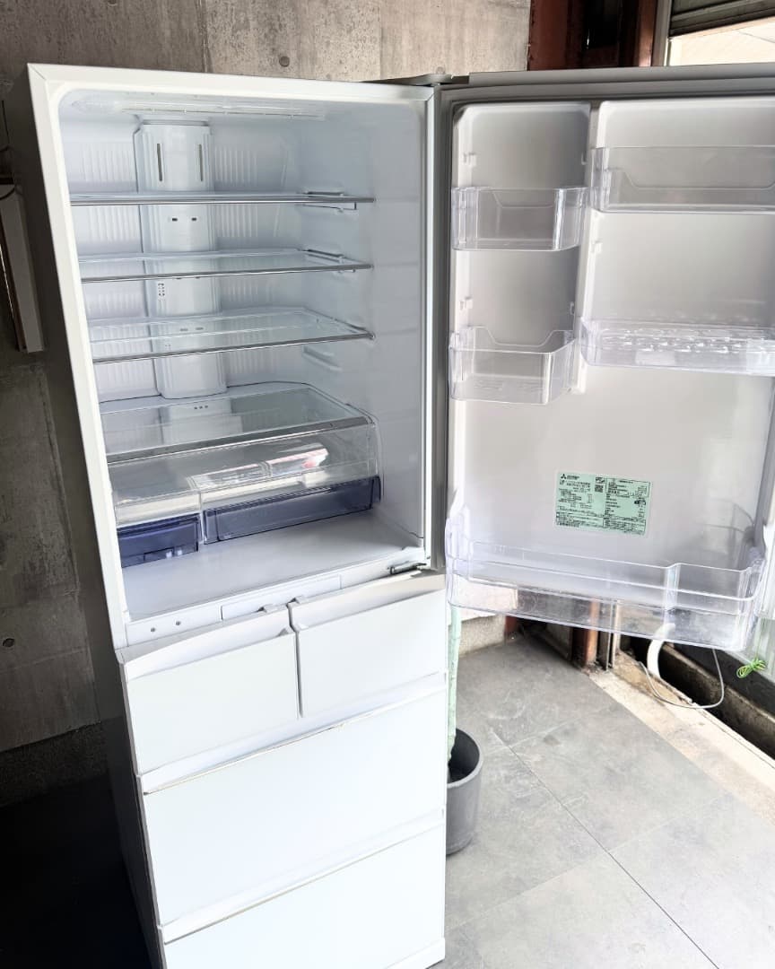 設置まで✨ MITSUBISHI ファミリー用冷蔵庫 455L✨2021年製⭕️