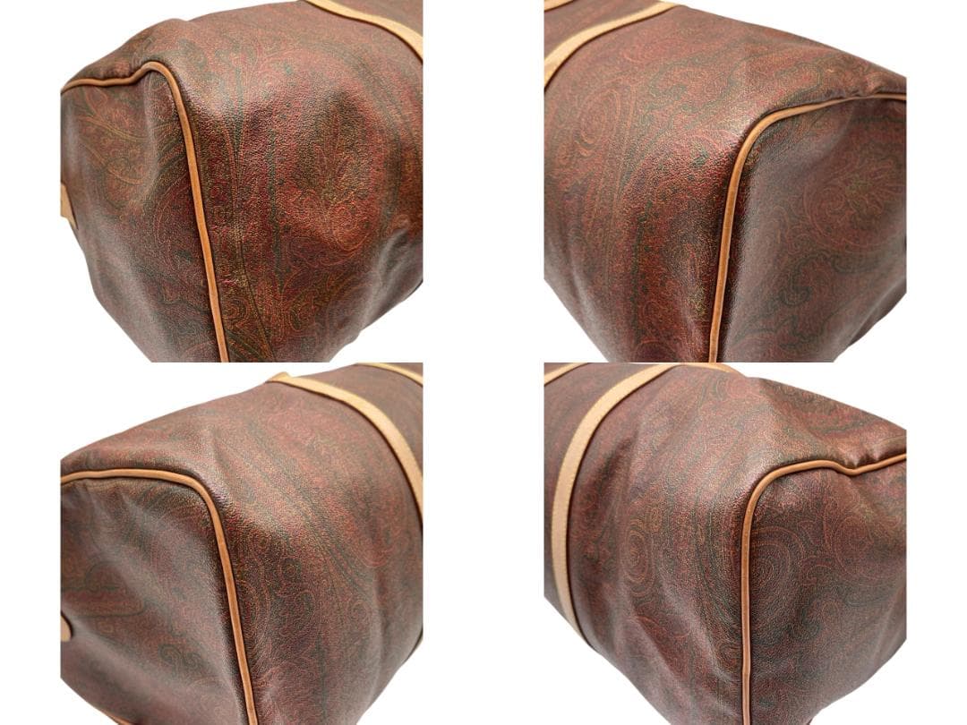 ETRO/エトロ ペイズリー柄 2way ボストンバッグ 南京錠付き