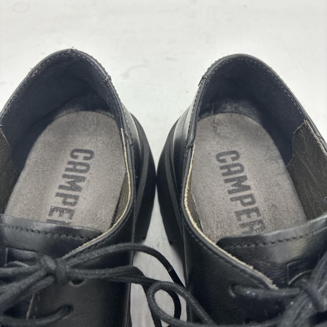 【美品】CAMPER カンペール ウォールデン 37 ブラック レザーシューズ