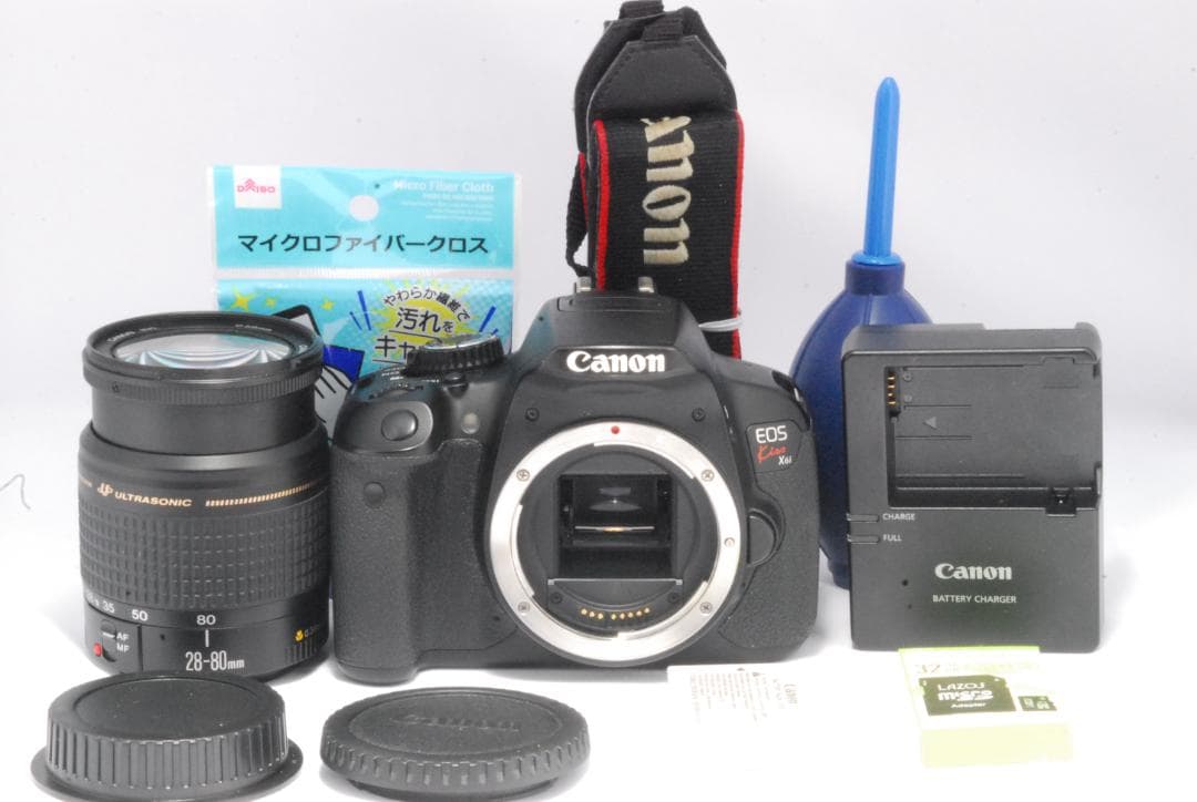 Canon kiss x6i 標準レンズセット 状態良好 初心者セット