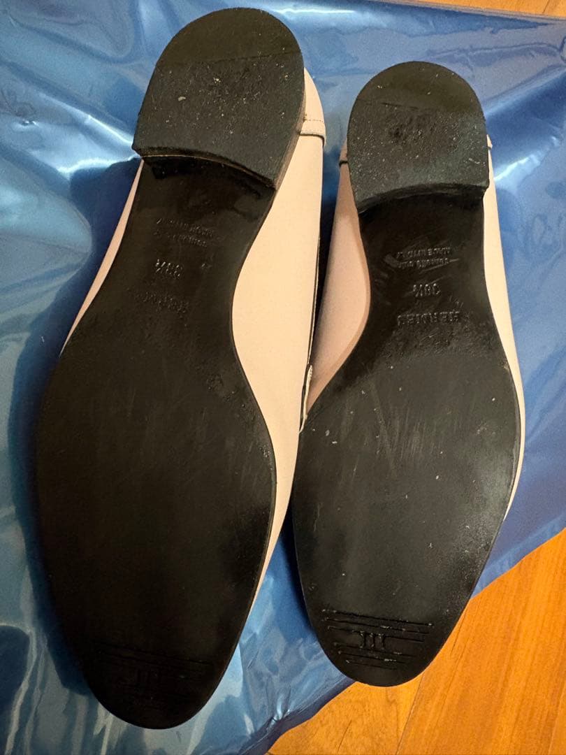 エルメス　ピンク　モカシン