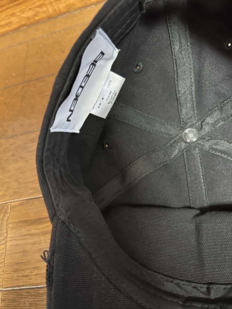 【美品】beeden スタッズキャップ　ブラック