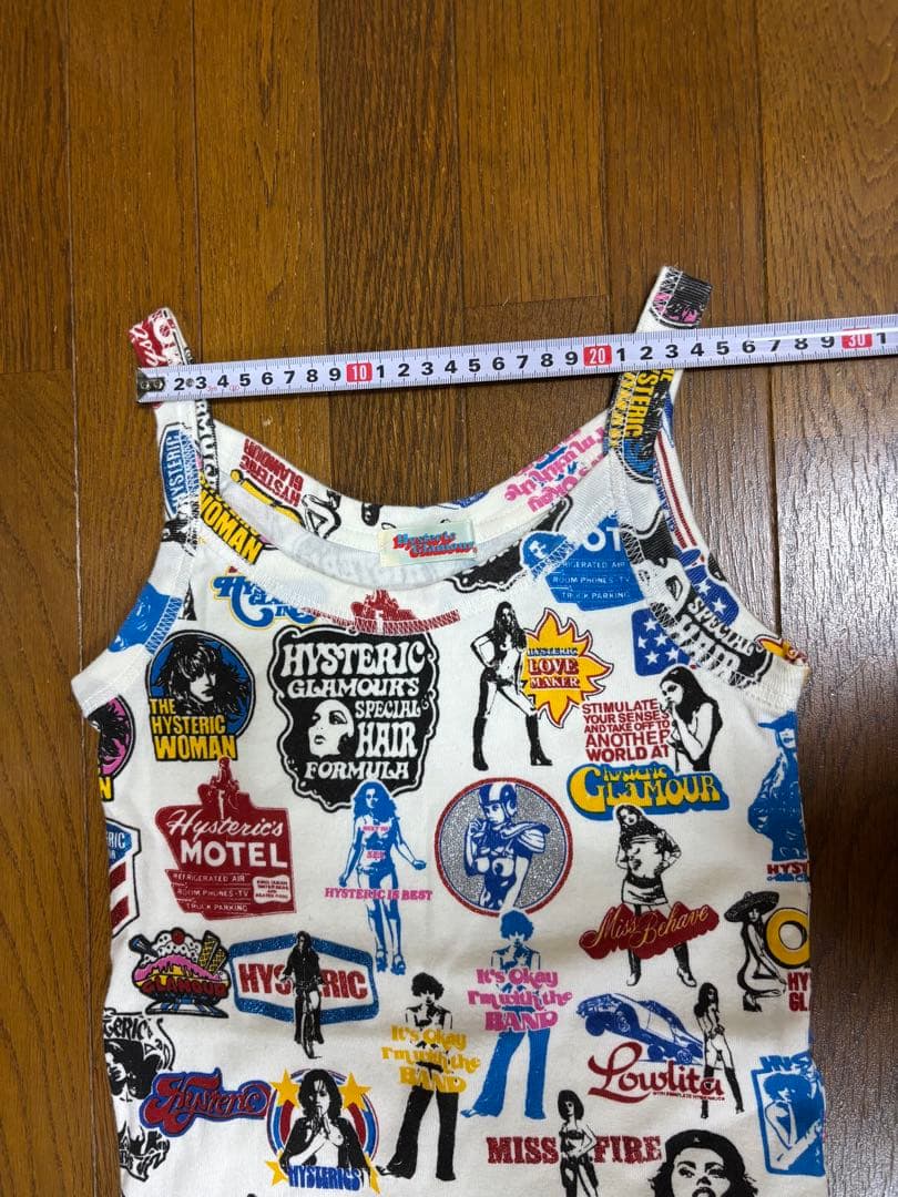 ヒステリックグラマー　総柄　キャミソール