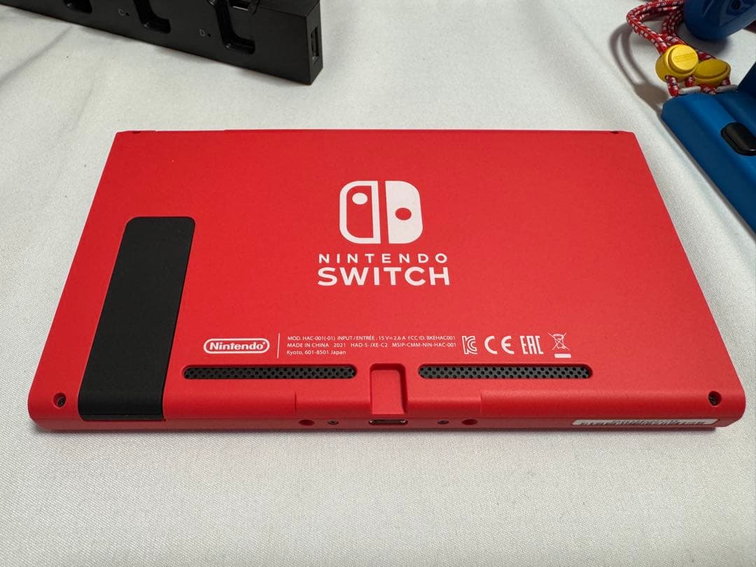 ☆美品☆Nintendo Switch マリオレッド×ブルー本体セット他