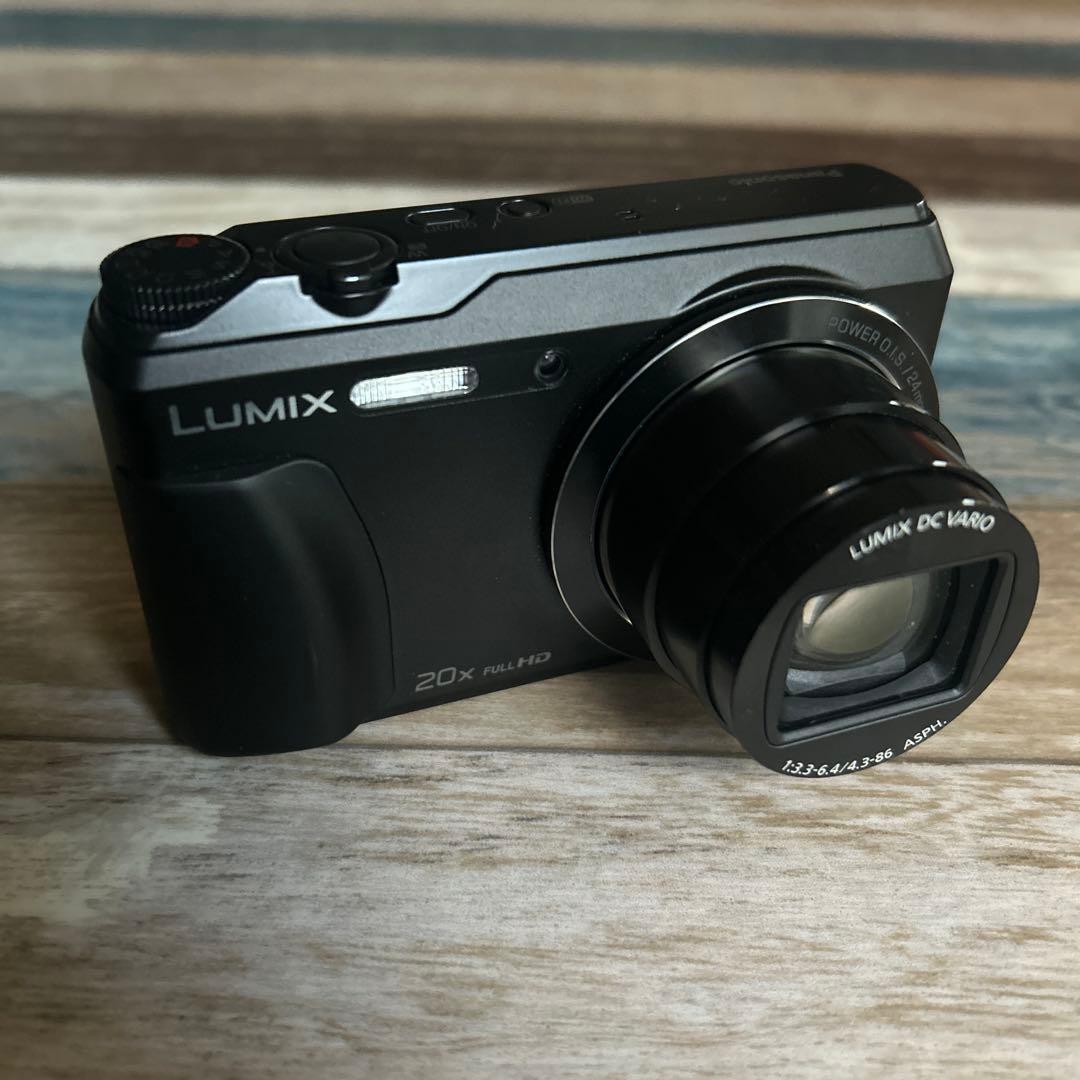 Panasonic LUMIX TZ55 ブラック(中古) SDカード付