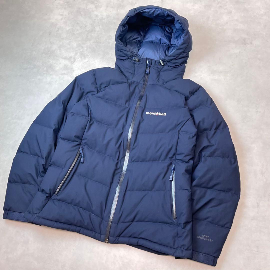 montbell パーマフロスト ライトダウンパーカー ネイビー レディースS