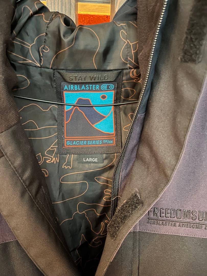 値引き！エアーブラスターつなぎLサイズairblaster GLACIER