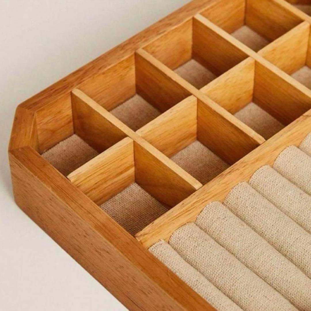 新品未開封・ZARA ウッドジュエリーボックス