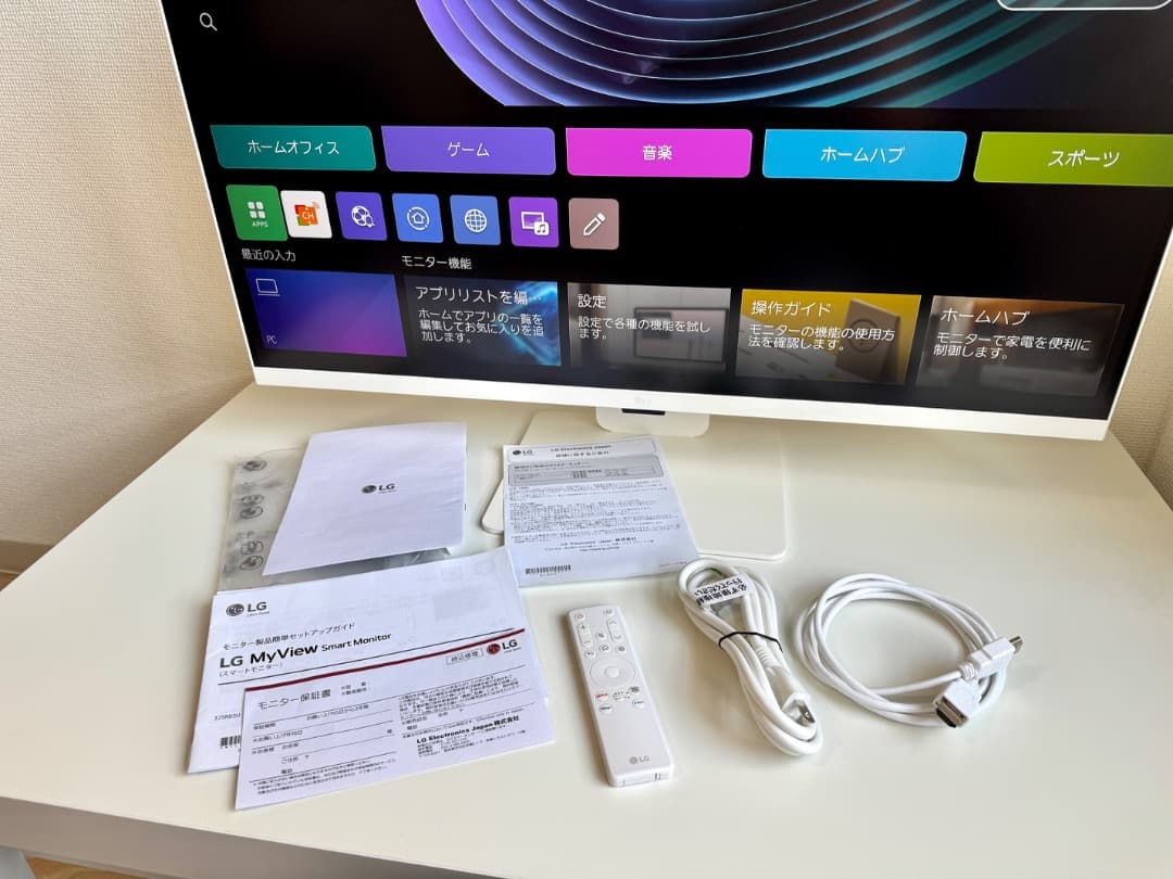 ディスプレイ・モニター本体 LG MyView Smart Monitor 4K IPS 32SR83U-W