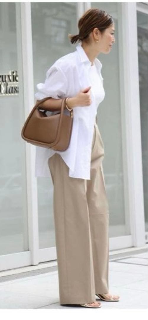 Deuxieme Classe TUCK CHINO ワイドパンツ