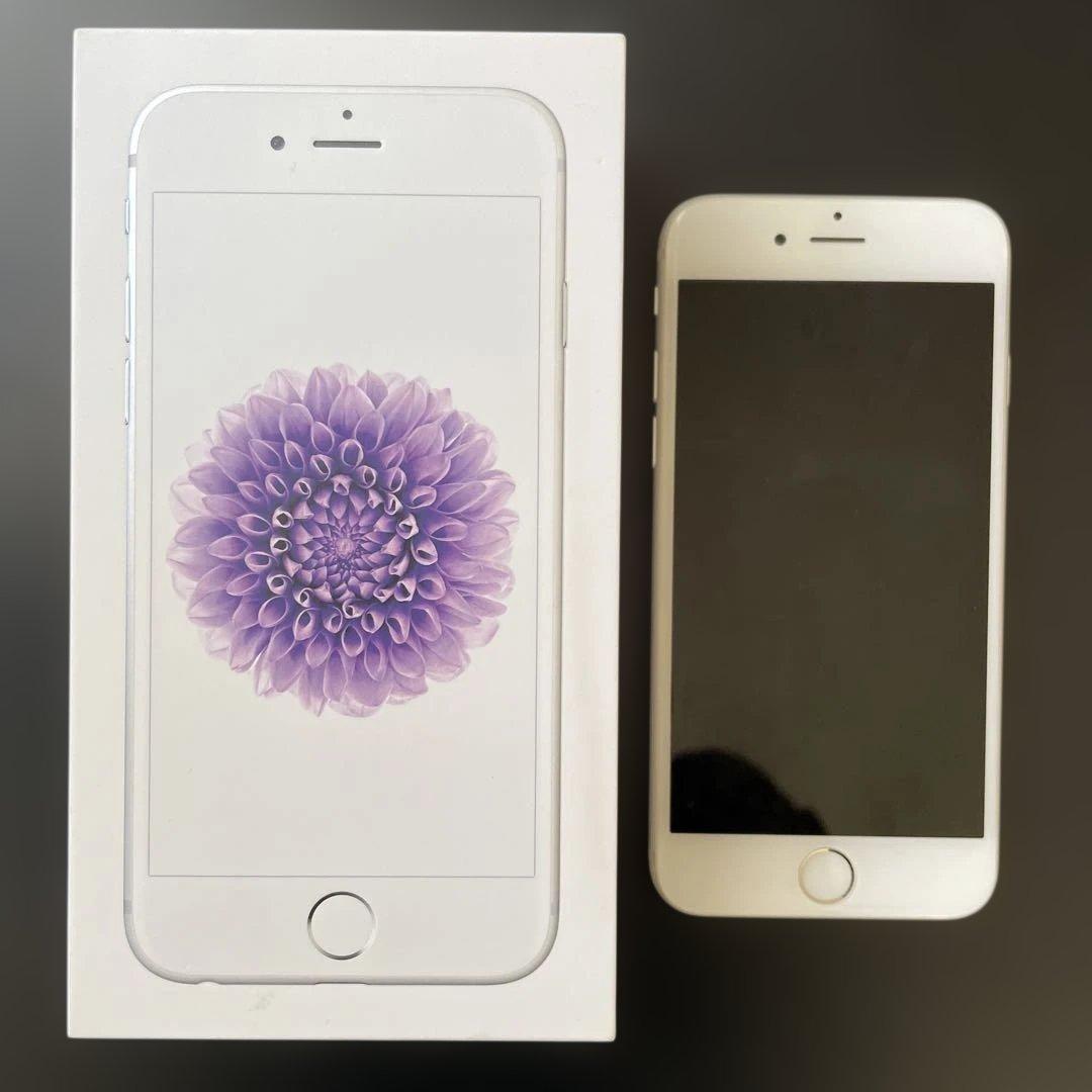 iPhone6 64GB シルバー 箱あり 動作品