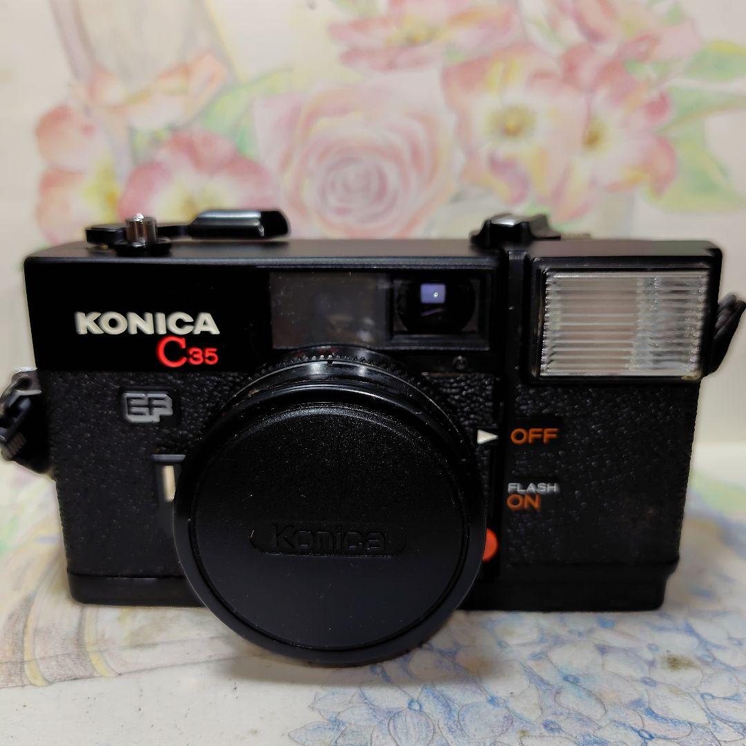 ☆☆文字消え無し❕露出計OK❕完動品☆☆ピッカリコニカ C35 EF