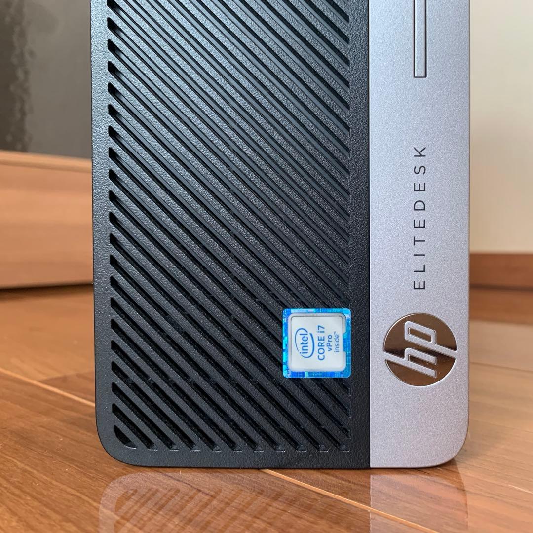 ミニPC HP EliteDesk 800 G3 SFF 8G 500GB corei7
