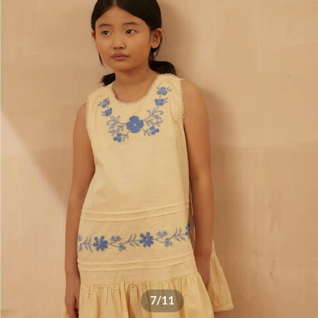 新品未開封　Apolina Clara Dress - Milk 2-3Y