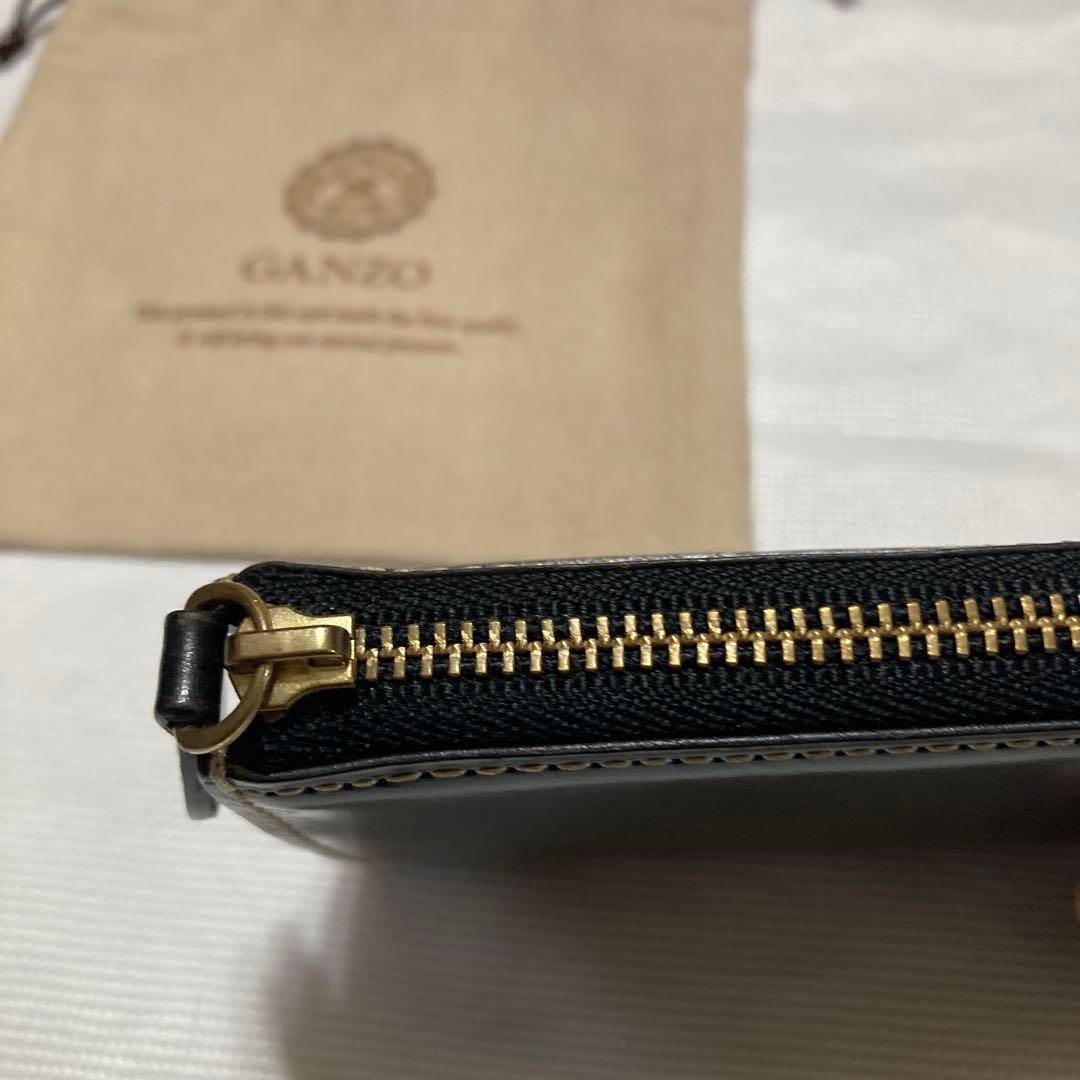 虎GANZO ガンゾ ブライドルカジュアルＬファスナー 廃盤商品