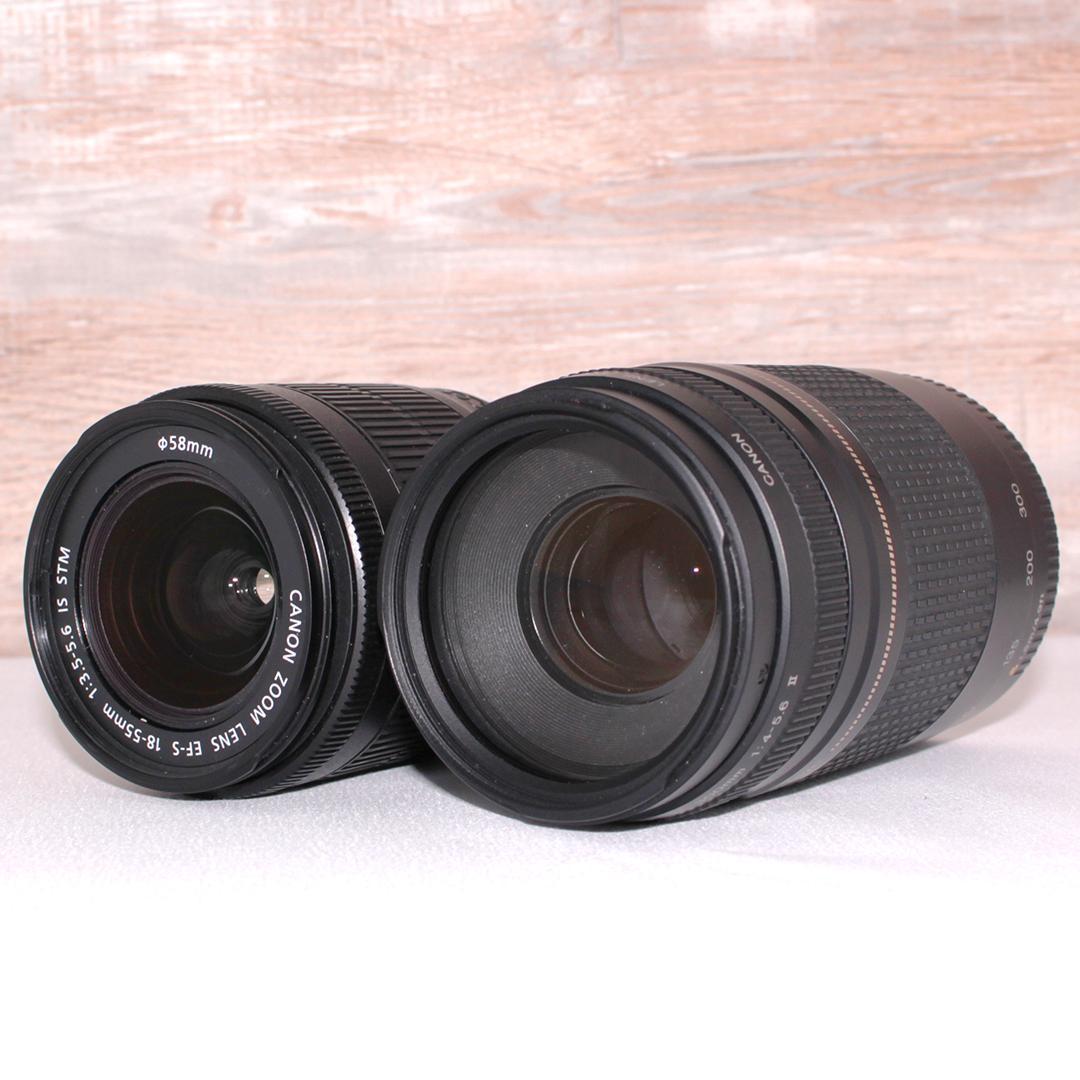 美品⭐️キャノン Kiss X5⭐️超望遠レンズ✨手ぶれ補正❤︎静音 一眼レフ