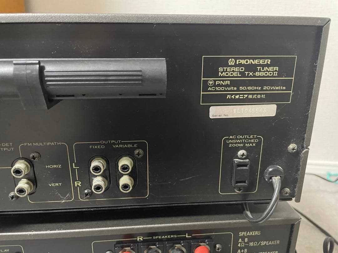 PIONEER SA-8800II&TX-8800 II セット