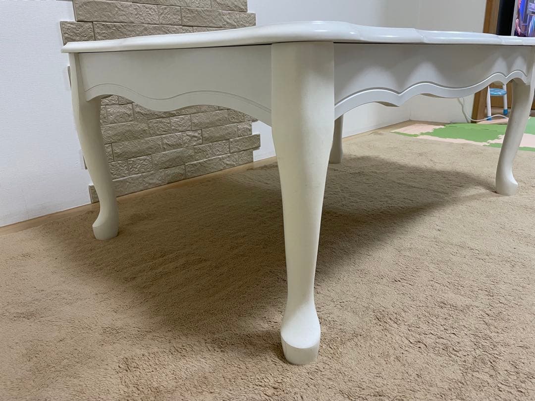 ♢*♢様 姫 家具 猫脚こたつ アンティーク ダイニングテーブル 可愛い 美品